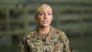 1st. Lt. Halas from the 146 MMB talks about keeping the TCF medical workers properly supplied.