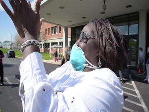 Members of the community show their support for the Southeastern Pennsylvania Veterans Center