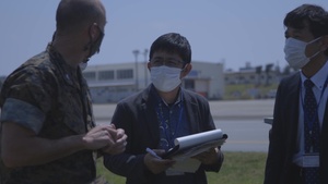 US Marines host Okinawa Vice-Governor Jahana