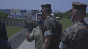 Okinawa’s vice governor visits MCAS Futenma