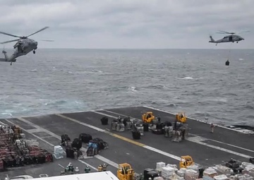 USS Harry S. Truman (CVN 75) Conducts Replenishment at Sea
