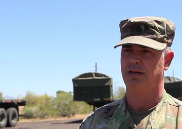 LTC Chad Abts Explains Transportation Logistics for COVID-19 Operations in Arizona