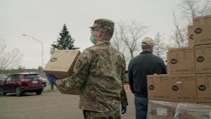 VA Food Drive Assisted by WVNG Volunteers