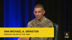 Sgt. Maj. of the Army Michael A. Grinston Discusses COVID-19 Response to Promotion Boards