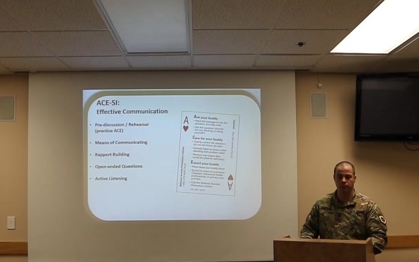 1SG Huston ACE-SI Training