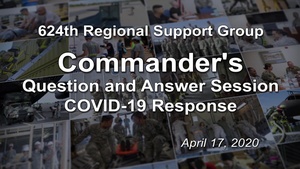 Commander's COVID-19 Question and Answer Session April 17, 2020