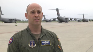 COVID-19 testing kits delivered by the 167TH Airlift Wing