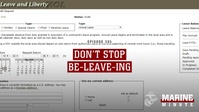 Marine Minute: Don't Stop Be-leave-ing