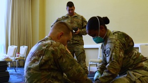 Combat Life Saver Course Orange County Community Based Testing Site B-Roll