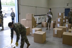 Oregon National Guardsmen deliver PPE to Assisted Living Facilities