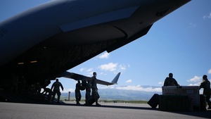 Hawaii Guardsmen airlifted to neighbor islands, assist COVID-19 response