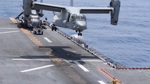 USS America (LHA 6) Conducts Flight Operations April 17, 2020