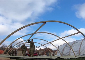 Ohio National Guard Deploys DRBS System (Timelapse)