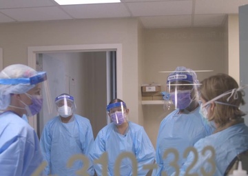 CG of U.S. Army North does a walkthrough of Baton Rouge General Mid City campus