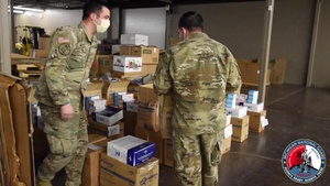 Michigan National Guard Assist with Distribution of PPE to Medical Facilities