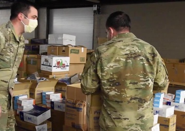 Michigan National Guard Assist with Distribution of PPE to Medical Facilities