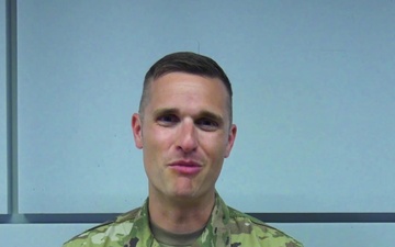 U.S. Army Europe Band and Chorus SGT Thomas Borgerding Shoutout with graphics