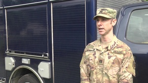 Captain Colin Agerton, Physician Assistant for the Florida Army National Guard 48th Civil Support Team