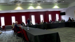 U.S. Army North Commander Lt. Gen. Laura J. Richardson visits federal, state and local government officials at Liacouras Center