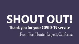 Shout-Outs #2 from Fort Hunter Liggett