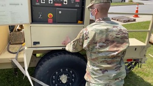 South Carolina National Guard Soldiers practice DRASH setup