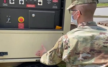 South Carolina National Guard Soldiers practice DRASH setup