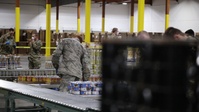Guardsmen at Food Lifeline B-Roll
