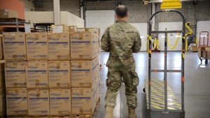 Maine National Guard conducts logistics support for Maine CDC