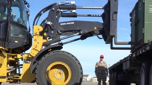 219th RED HORSE Airmen prepare for temporary Metra medical facility