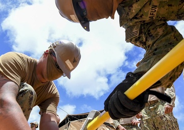 Construction Electrician Seaman Christopher Phillips proud Seabee