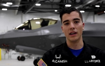 F-35 Demo Team Salutes America: Senior Airman Paxton McCamish