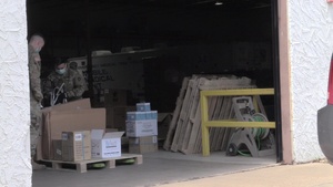 Texas Military Department citizen soldiers support medical supplies distribution for COVID-19