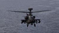 U.S. Army rotary-wing conduct deck landings in Arabian Gulf