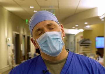 Lt. Col. Robert Bassett Mother's Day shout-out at Stamford Hospital-Bennett Medical Center