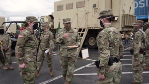 B-Roll: NGB Chief visits Troops at Covid-19 Testing Site