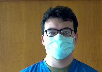 Spc. Alex Rivas Mother's Day shout-out at Stamford Hospital-Bennett Medical Center