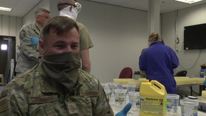 167th Guard Members show the production process of The Shepherd Mask