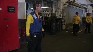 USS America Sailors Reposition Aircraft