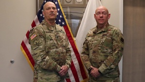 RI Army State CSM Dececco and Air State CMSgt Hyatt Show Their Appreciation
