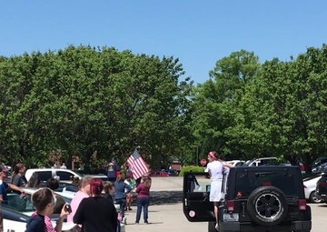 Swampfox F-16s salute the medical professionals at the Piedmont Medical Center