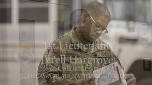 1st. Lieutenant Tyrell Hargrove uses his real-world nursing expertise in his National Guard role.