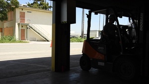 B-Roll: Operation Gratitude shipment arrives at JFTB