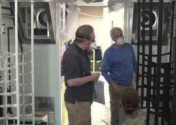 B-ROLL- Negatively Pressurized Conex- JB Charleston