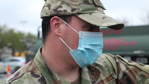 127th Wing Members Provide Power for Dearborn Michigan COVID-19 Test Site