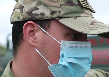127th Wing Members Provide Power for Dearborn Michigan COVID-19 Test Site