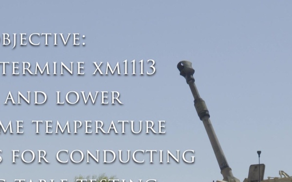 XM 1113 EMDS test