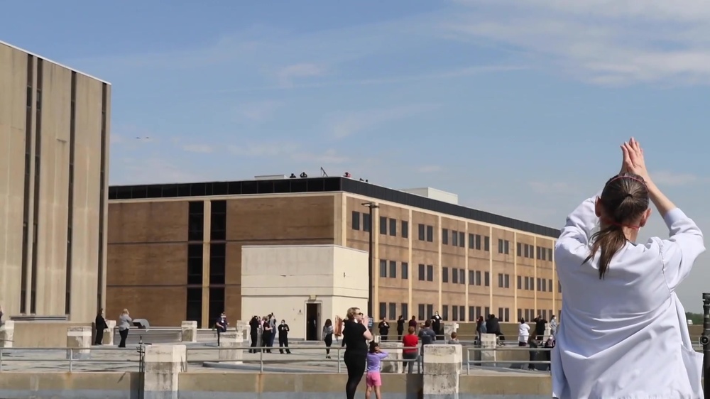 DVIDS Video Whiteman AFB B2 stealth bomber, A10 and T38 jet fly