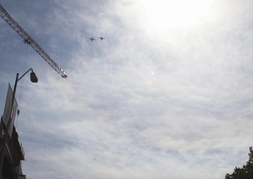 Whiteman AFB Air Force Salutes Flyover- Children's Mercy Adele Hall Campus