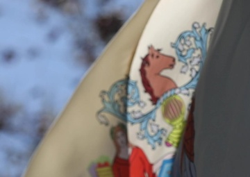 B-Roll: Flags blowing in the wind