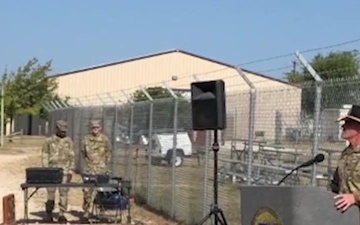 CSM Basil L. Plumley Air Assault School Dedication - Fort Hood, Texas